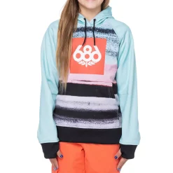 686 Bonded Fleece Hoodie - Girls'-Kids Kids Clothing|Girls Snow Clothing