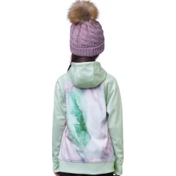 686 Bonded Fleece Hoodie - Girls'-Kids Kids Clothing|Girls Snow Clothing