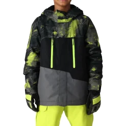 686 Geo Insulated Jacket - Boys'-Kids Kids Jackets|Boys Snow Clothing