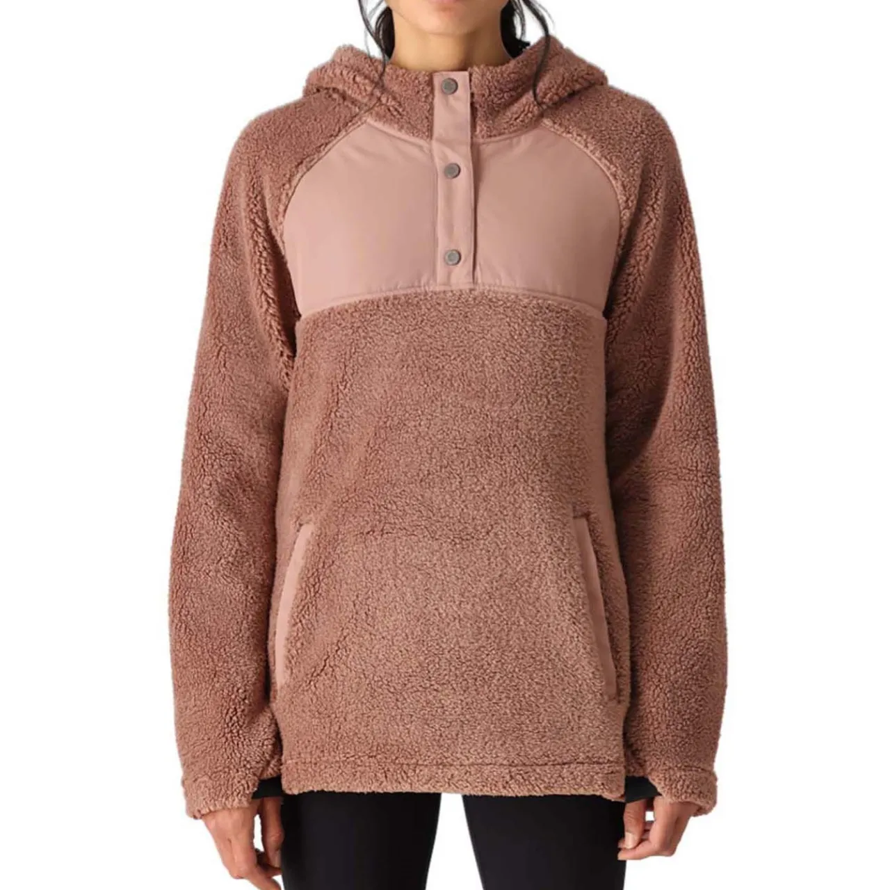 686 Hemlock Sherpa Fleece Hoodie - Women's-Women Snow Clothing