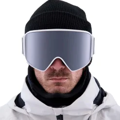 Anon Oslo WaveCel Helmet + M4 Cylindrical MFI Goggles + MFI Fleece Helmet Hood- Helmets|Helmets