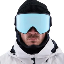 Anon Oslo WaveCel Helmet + M4 Cylindrical MFI Goggles + MFI Fleece Helmet Hood- Helmets|Helmets