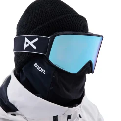 Anon Oslo WaveCel Helmet + M4 Cylindrical MFI Goggles + MFI Fleece Helmet Hood- Helmets|Helmets