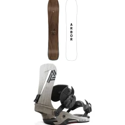 Arbor A-Frame Snowboard + Union Atlas Snowboard Bindings 2025- Snowboards With Bindings|Snowboard Packages