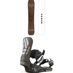 Arbor A-Frame Snowboard + Union Atlas Pro Snowboard Bindings 2025- Snowboards With Bindings|Snowboard Packages