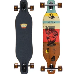 Arbor Axis Artist Jess Mudgett Longboard Complete - Used- Longboard Completes