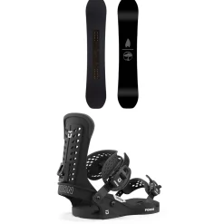 Arbor Candle Rain Snowboard + Union Force Classic Snowboard Bindings 2025- Snowboards With Bindings|Snowboard Packages