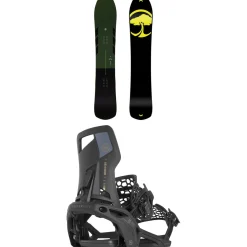 Arbor Coda Snowboard + Nidecker Supermatic Snowboard Bindings 2025- Snowboards With Bindings|Snowboard Packages