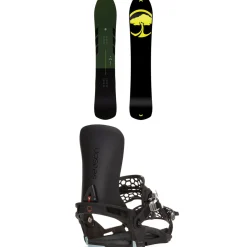Arbor Coda Snowboard + Season Universal Snowboard Bindings 2025- Snowboards With Bindings|Snowboard Packages