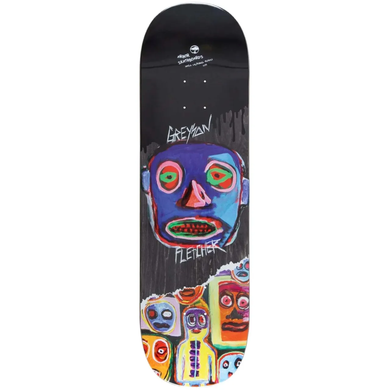 Arbor Gresyon Faces 8.875 Skateboard Deck- Decks