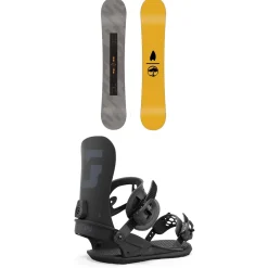 Arbor Metal Machine Snowboard + Union Strata Snowboard Bindings 2025- Snowboards With Bindings|Snowboard Packages