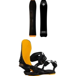 Arbor Padre Snowboard + Hemlock Snowboard Bindings 2025- Snowboards With Bindings|Snowboard Packages