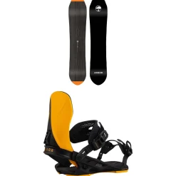 Arbor Single Snowboard + Hemlock Snowboard Bindings 2025- Snowboards With Bindings|Snowboard Packages