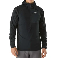Arc'teryx Delta 1/2 Zip Hoodie - Men's- Casual Clothing|Snow Clothing