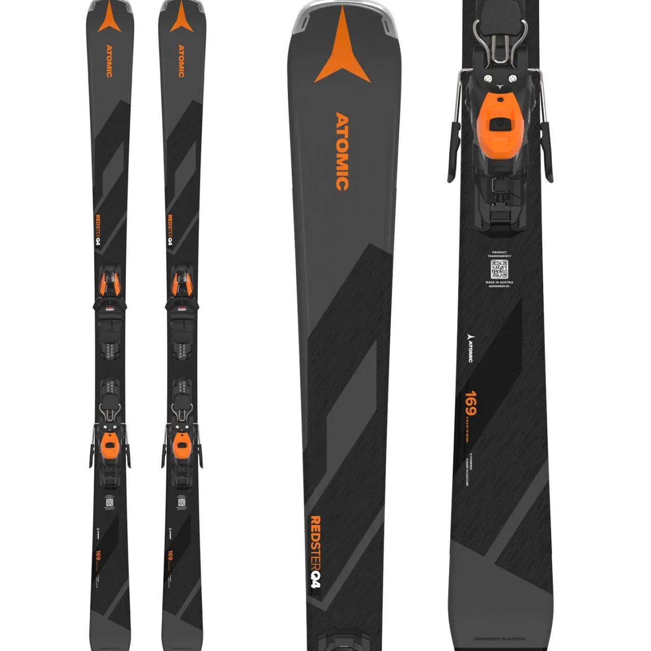 Atomic Redster Q4 Skis + M 10 GW Ski Bindings 2025- Skis With Bindings|Ski Packages