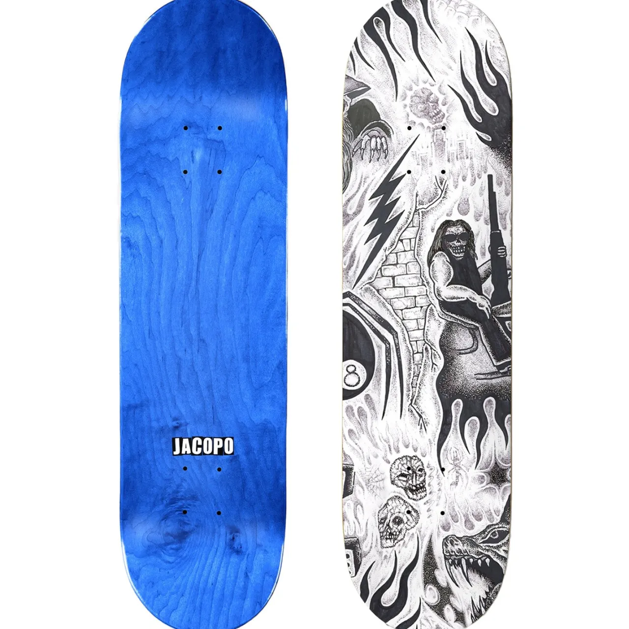Baker Jacopo Tryptic 8.25 Skateboard Deck- Decks