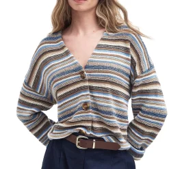 Barbour Blakeney Knitted Cardigan - Women's-Women Casual Clothing|Sweaters
