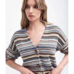 Barbour Blakeney Knitted Cardigan - Women's-Women Casual Clothing|Sweaters