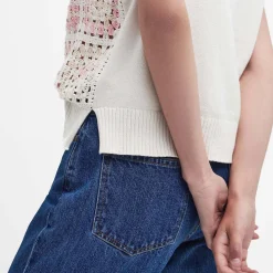 Barbour Falmouth Sleeveless Knitted Jumper Vest - Women's-Women Casual Clothing