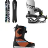 Bataleon Chameleon Snowboard + Blaster Asymwrap Snowboard Bindings + Salsa BOA Snowboard Boots 2025- Snowboards, Bindings & Boots|Snowboard Packages