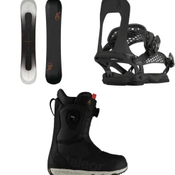 Bataleon Evil Twin+ Snowboard + Atom Snowboard Bindings + Acid BOA Snowboard Boots 2025- Snowboards, Bindings & Boots|Snowboard Packages