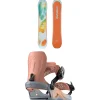 Bataleon Feelbetter Snowboard + Donna Heelwrap Snowboard Bindings - Women's 2025- Snowboards With Bindings|Snowboard Packages