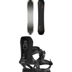 Bataleon Goliath+ Snowboard + Chaos Asymwrap Snowboard Bindings 2025- Snowboards With Bindings|Snowboard Packages