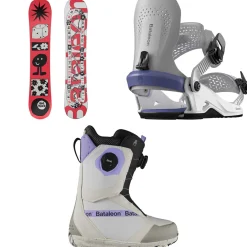 Bataleon Moodboard Snowboard + Donna Heelwrap Snowboard Bindings + Mosh BOA Snowboard Boots - Women's 2025- Snowboards, Bindings & Boots|Snowboard Packages