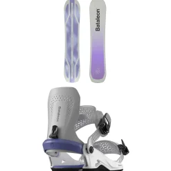 Bataleon Push Up Snowboard + Donna Heelwrap Snowboard Bindings - Women's 2025- Snowboards With Bindings|Snowboard Packages