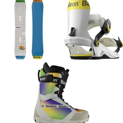 Bataleon Wallie Snowboard + Chaos Heelwrap Snowboard Bindings + Salsa Lace Snowboard Boots 2025- Snowboards, Bindings & Boots|Snowboard Packages
