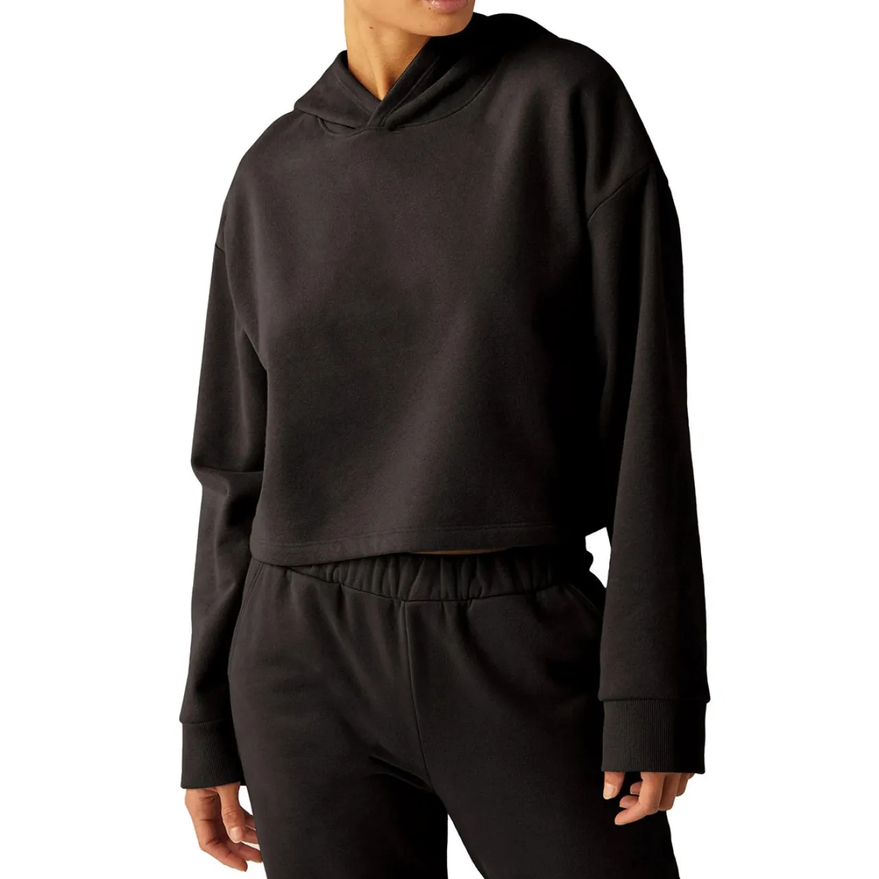 Beyond Yoga Happiness Cropped Hoodie - Women's-Women Active Clothing|Casual Clothing