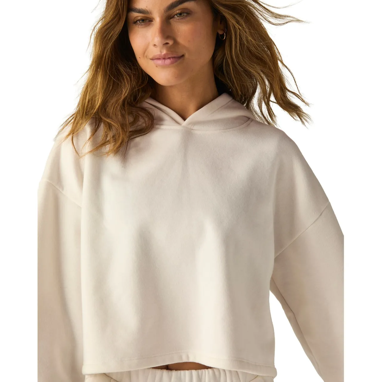 Beyond Yoga Happiness Cropped Hoodie - Women's-Women Active Clothing|Casual Clothing