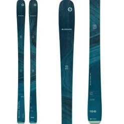 Blizzard Black Pearl 82 Skis - Women's + Salomon Strive 12 GW Ski Bindings- Skis With Bindings|Skis With Bindings