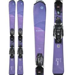 Blizzard Pearl Jr Skis + 4.5 FDT Bindings - Kids' 2025-Kids Skis|Kids Ski Packages