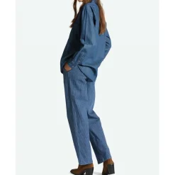 Brixton Bowery Boyfriend Overshirt - Women's-Women Casual Clothing|Tops & Shirts