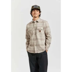 Brixton Bowery Heavy Weight Long-Sleeve Flannel - Men's- Casual Clothing|Shirts