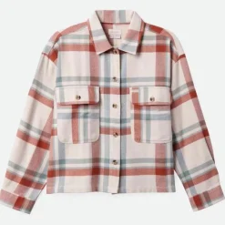 Brixton Bowery Long-Sleeve Flannel - Women's-Women Casual Clothing|Tops & Shirts