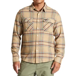 Brixton Bowery Long-Sleeve Flannel - Men's- Casual Clothing|Shirts