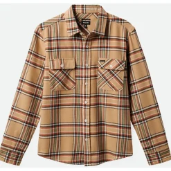Brixton Bowery Long-Sleeve Flannel - Men's- Casual Clothing|Shirts