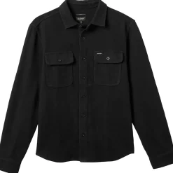 Brixton Bowery Textured Twill Overshirt - Men's- Casual Clothing|Shirts