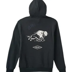 Brixton Charging Buffalo Hoodie - Men's- Casual Clothing|Sweatshirts & Fleece