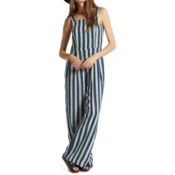 Brixton Mykonos Stripe Jumpsuit - Women's-Women Casual Clothing|Jumpsuits