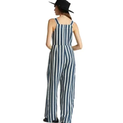 Brixton Mykonos Stripe Jumpsuit - Women's-Women Casual Clothing|Jumpsuits