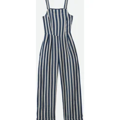 Brixton Mykonos Stripe Jumpsuit - Women's-Women Casual Clothing|Jumpsuits