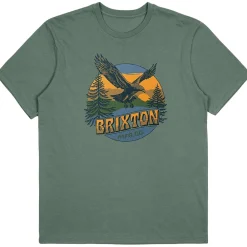 Brixton Ridgewood Short-Sleeve Tailored T-Shirt - Men's- Casual Clothing|T-Shirts
