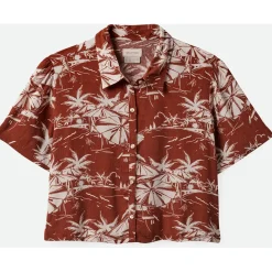 Brixton Riviera Short-Sleeve Woven Shirt - Women's-Women Casual Clothing|Tops & Shirts