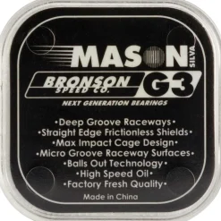 Bronson Speed Co. G3 Mason Silva Pro Skateboard Bearings- Bearings