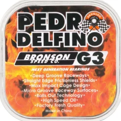 Bronson Speed Co. G3 Pedro Delfino Pro Skateboard Bearings- Bearings