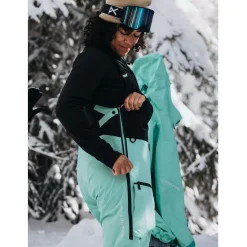 Burton AK GORE-TEX Tusk Pro 3L Hi-Top Bibs - Women's-Women Snowboard Pants & Bibs|Ski Pants & Bibs