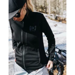 Burton AK Helium Grid Full-Zip Fleece - Women's-Women Casual Clothing|Snow Clothing